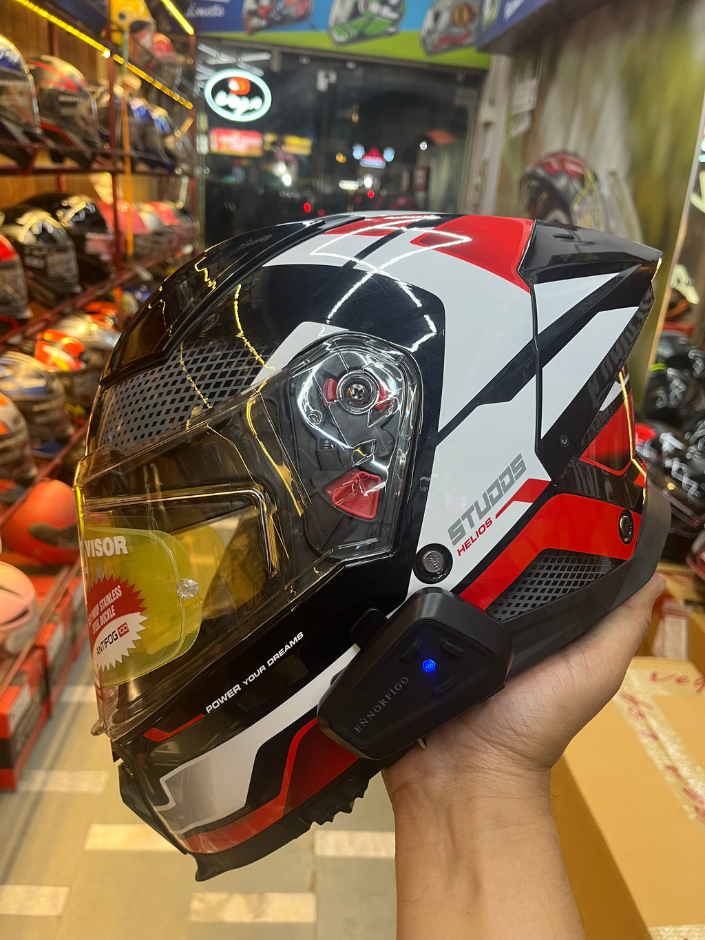 Studds Helios with Bluetooth