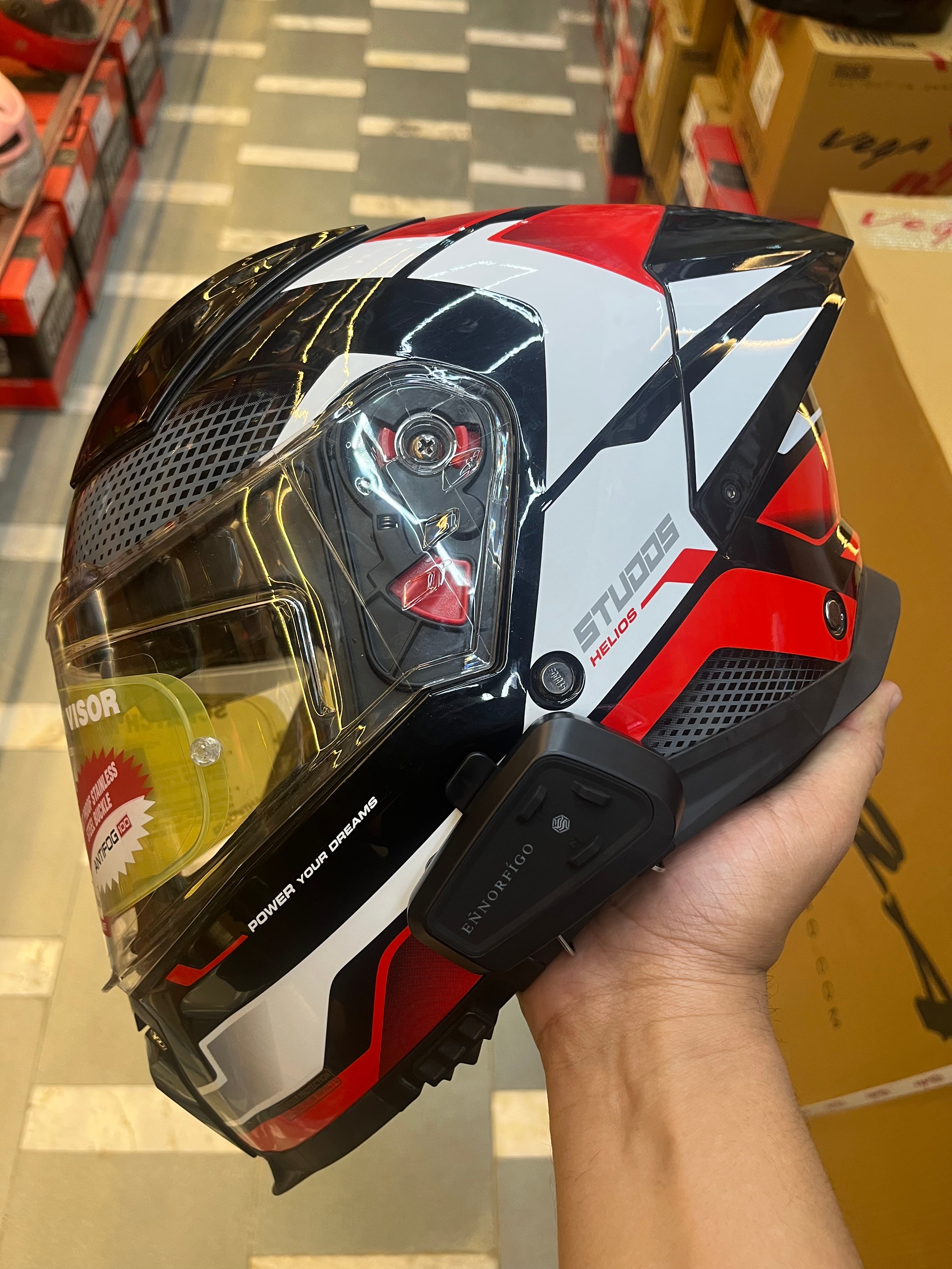 Studds Helios with Bluetooth