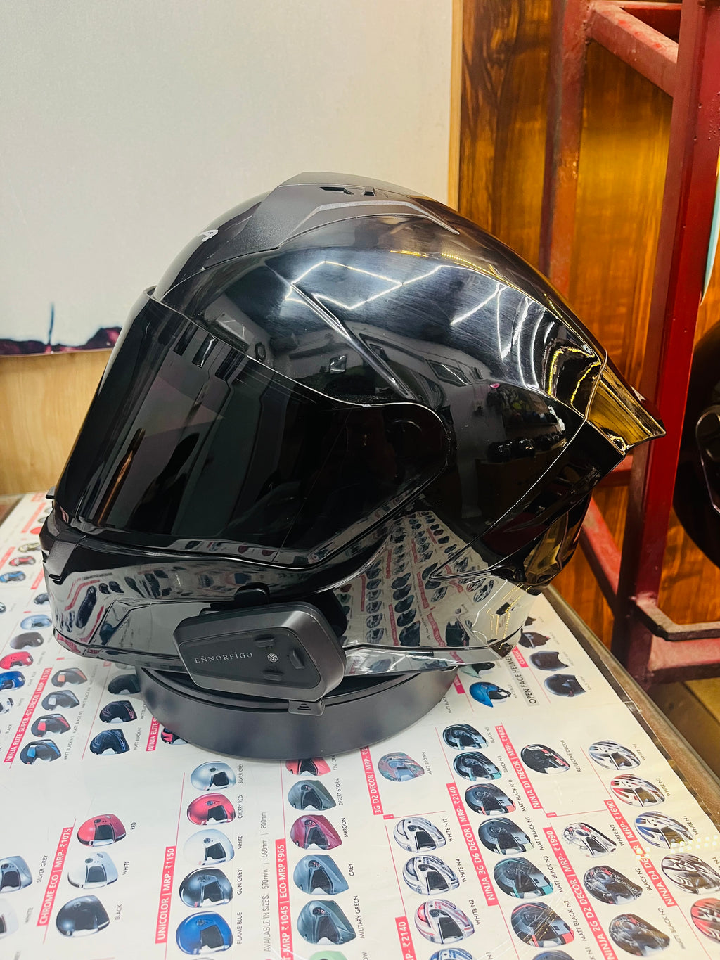 Vega Sonic with Bluetooth & Black Visor