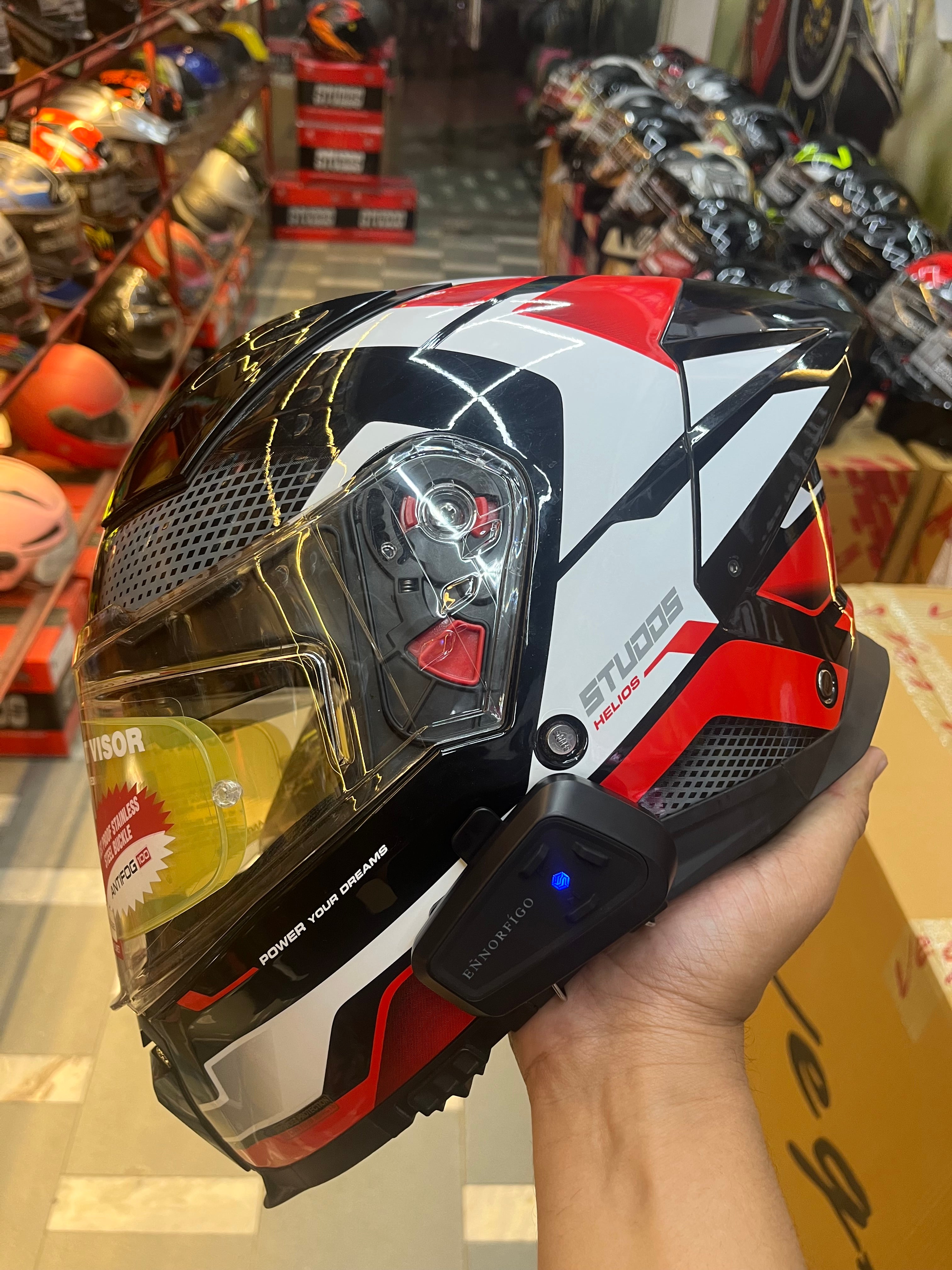 Studds Helios with Bluetooth