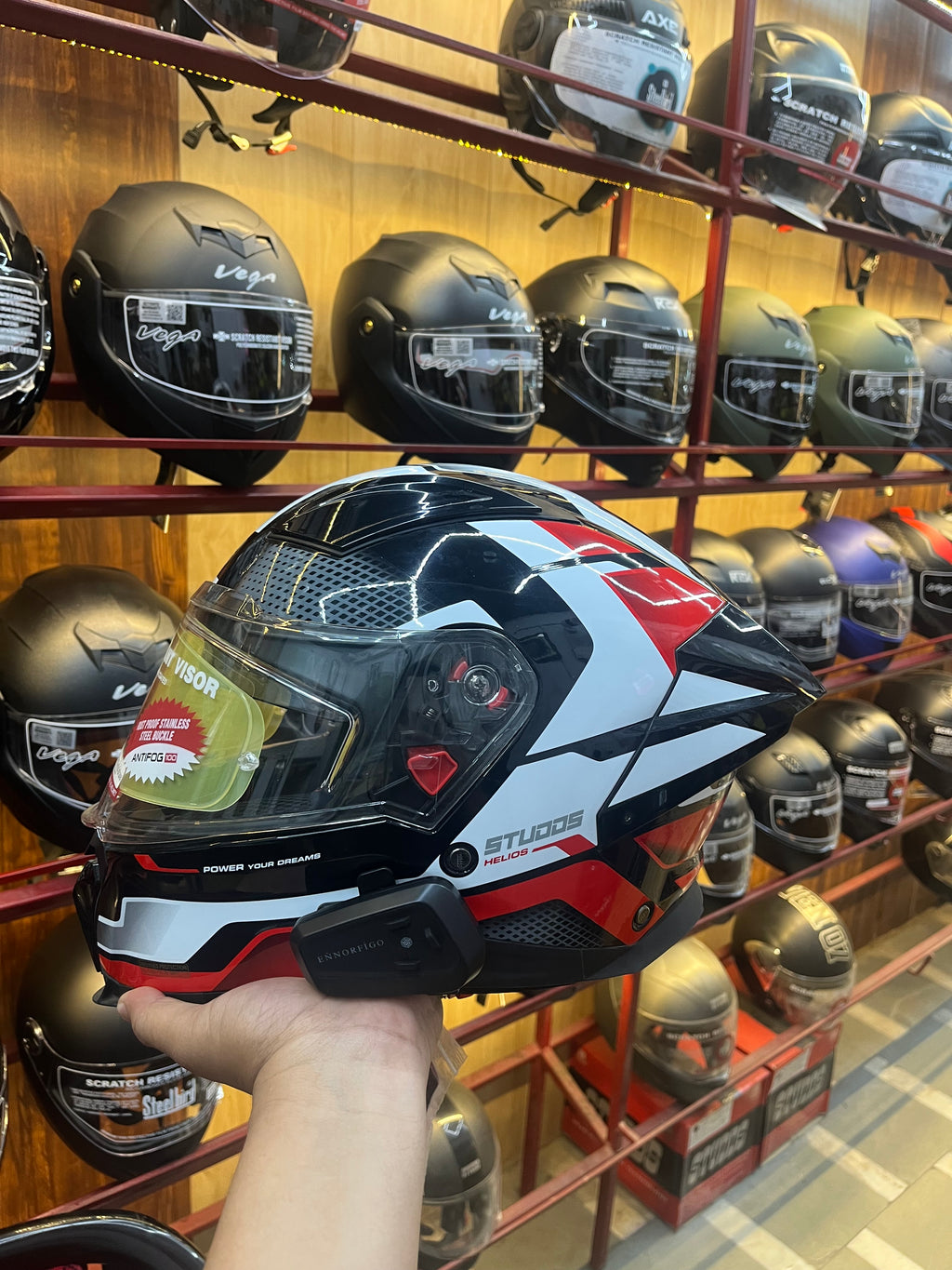 Studds Helios with Bluetooth