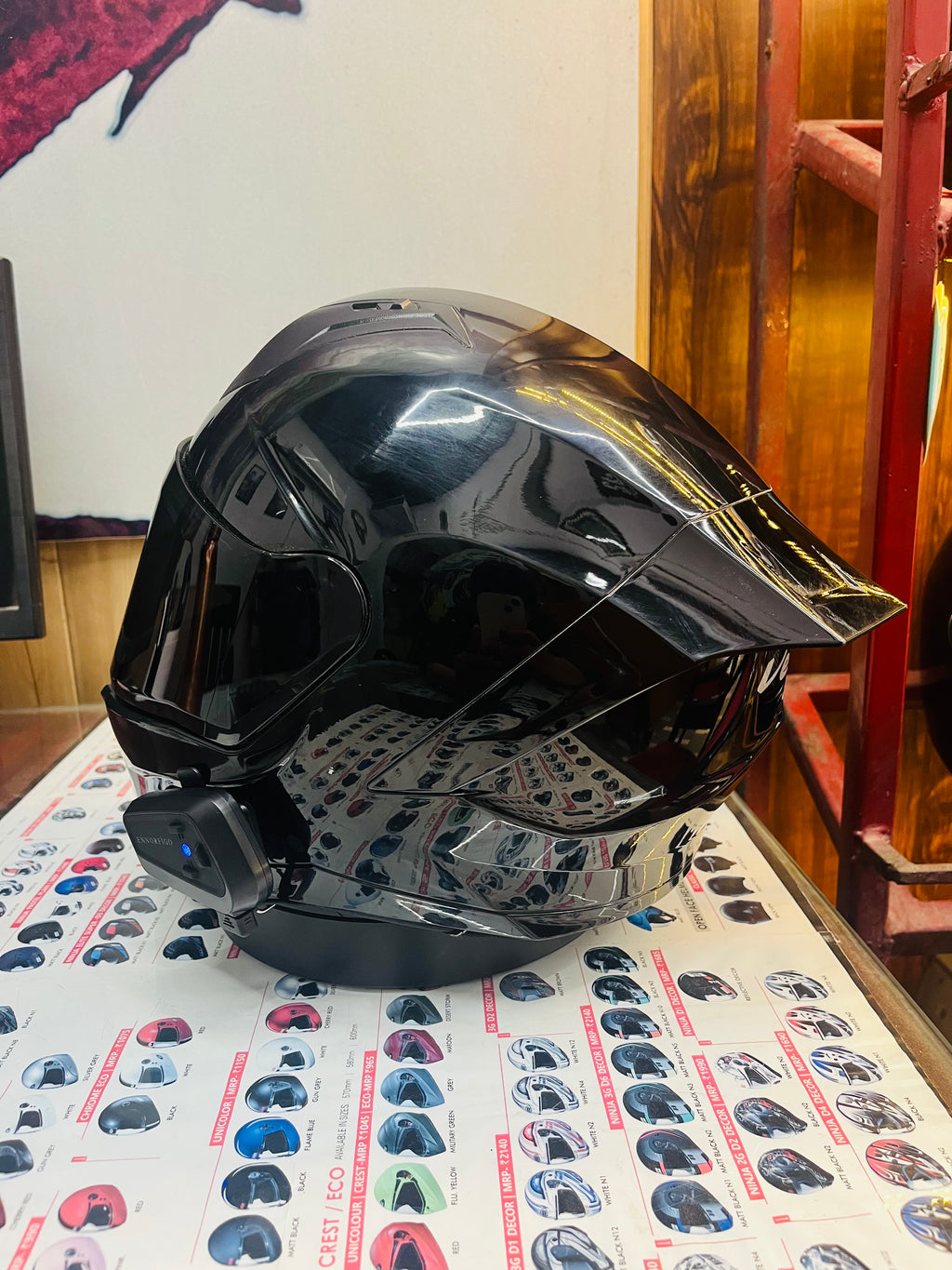 Vega Sonic with Bluetooth & Black Visor